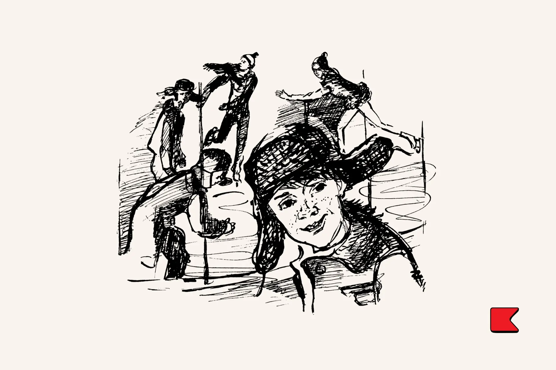 স্কেট্স্ বগলে ছেলেটা