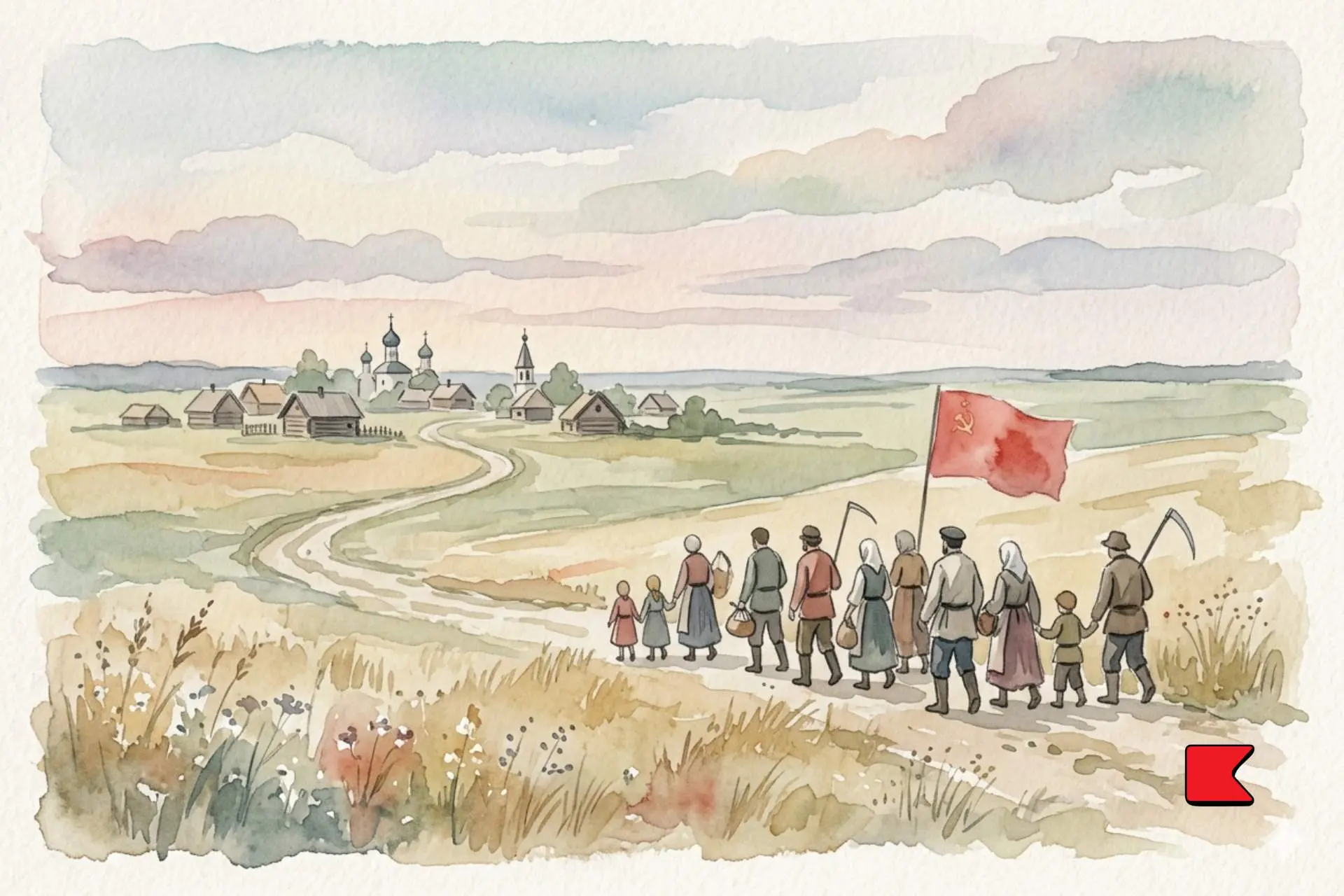 রাশিয়ায় গ্রামের গরীবরা মুক্তি পাইল কীভাবে?