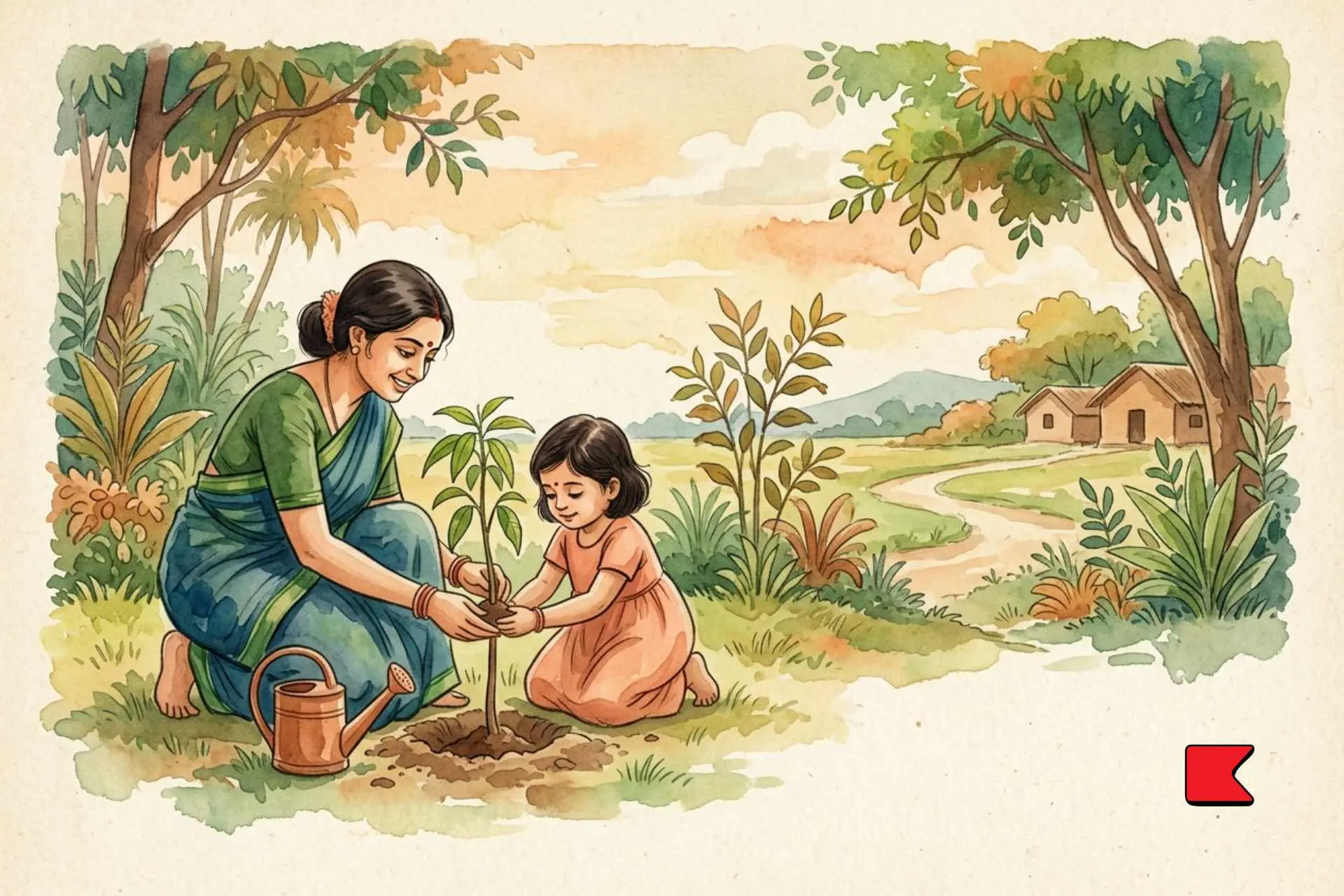 সন্তানের পরিবেশ-সচেতনতায় মায়ের ভূমিকা