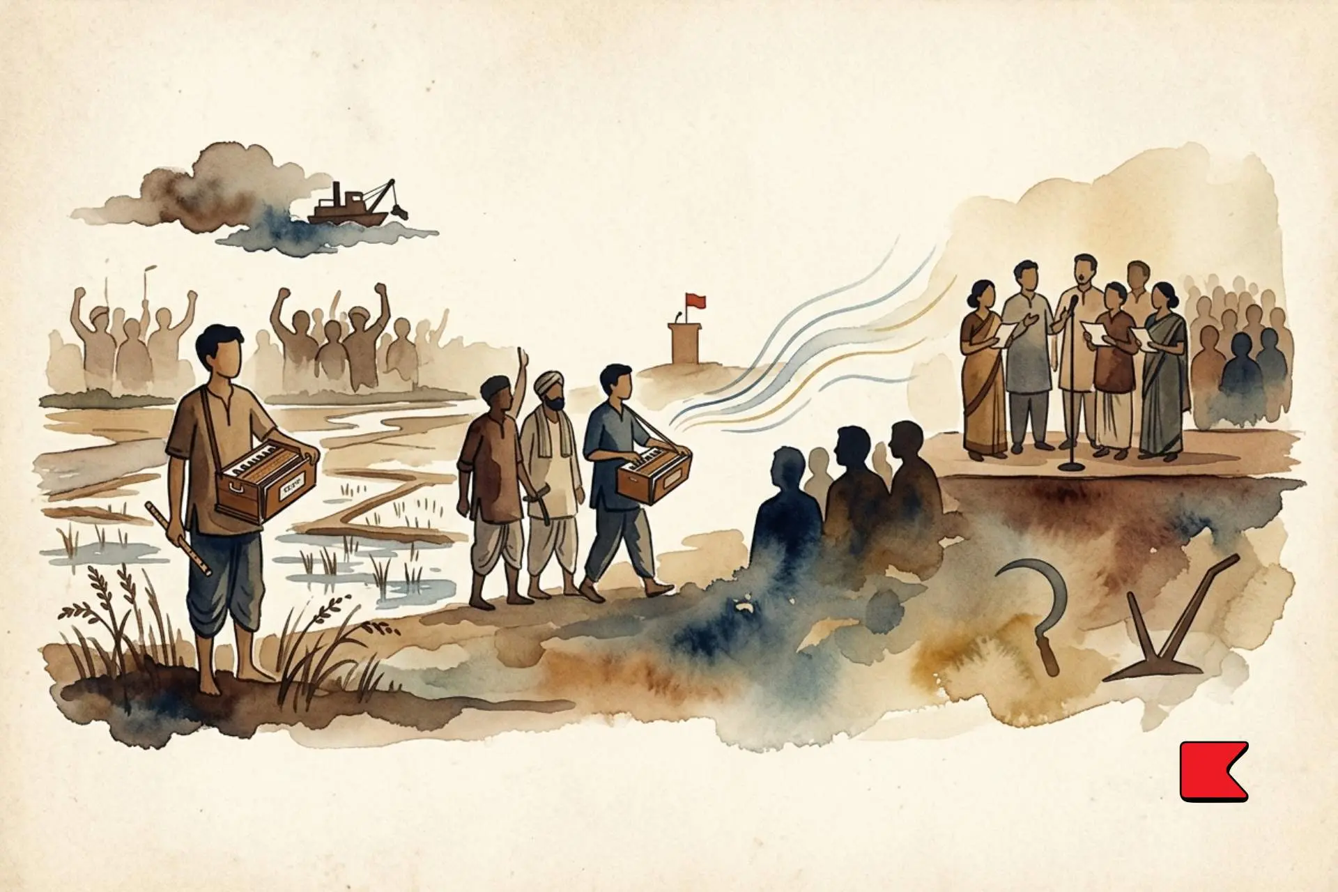 গণসংগীতের উৎস সন্ধানে